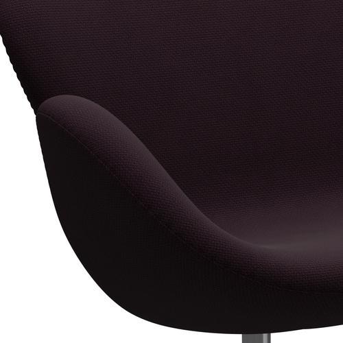 [product_category]-Fritz Hansen Swan Sofa 2 Seater, Satin Brushed Aluminum/Diablo Plum-Fritz Hansen-3321-DIA301-SPAL-FRI-7