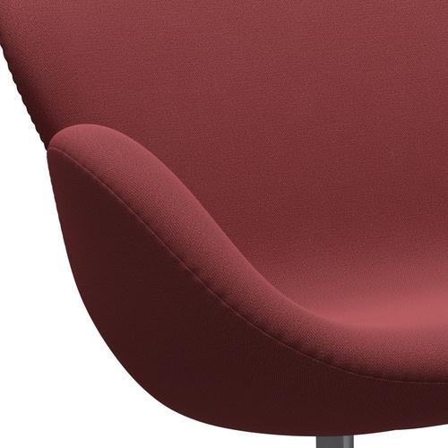 [product_category]-Fritz Hansen Swan Sofa 2 Seater, Silver Grey/Capture Dark Red-Fritz Hansen-3321-CP5402-SGBASE-FRI-7