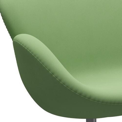 [product_category]-Fritz Hansen Swan Sofa 2 Seater, Silver Grey/Fame Light Green-Fritz Hansen-3321-F68147-SGBASE-FRI-7