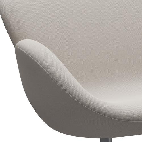 [product_category]-Fritz Hansen Swan Sofa 2 Seater, Silver Grey/Steelcut Wool White-Fritz Hansen-3321-STI220-SGBASE-FRI-7