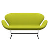 Fritz Hansen Svan soffa 2-personers, varm grafit/divina lime