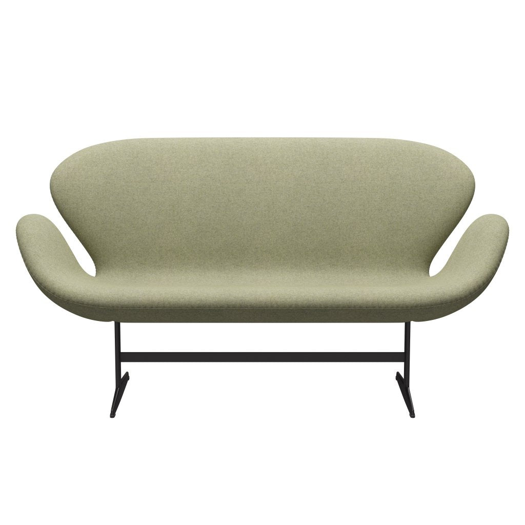 Fritz Hansen Svanesofa 2-Personers, Warm Graphite/Divina Md Palegreen