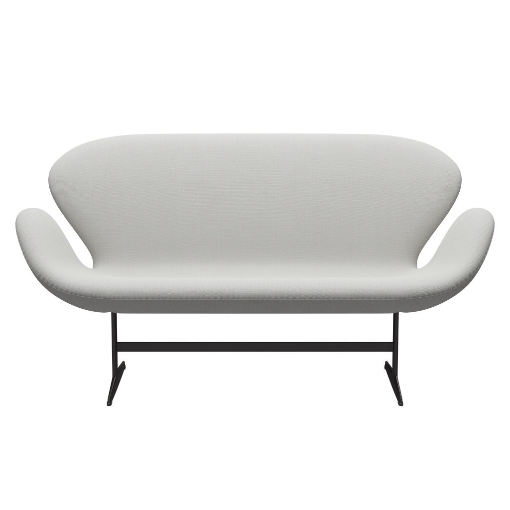 Fritz Hansen Swan Sofa 2-personers, varm grafit/steelcut trio blek mintgrön