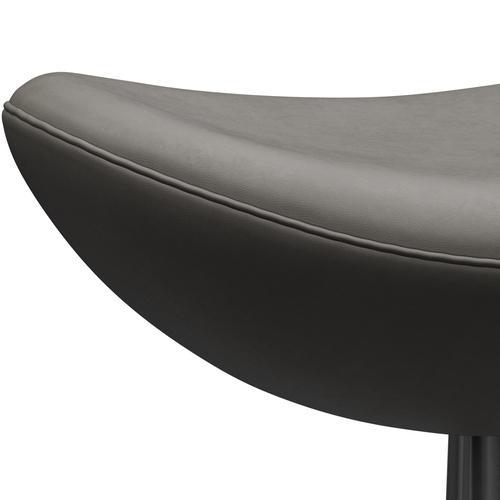 [product_category]-Fritz Hansen The Egg Footstool Leather, Black/Essential Lava-Fritz Hansen-3127-STLAVA-BLLA-FRI-4