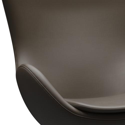 [product_category]-Fritz Hansen The Egg Lounge Chair Leather, Warm Graphite/Essential Stone-Fritz Hansen-3316-STSTON-WGBASE-FRI-5