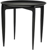 Fritz Hansen Objekt Tray Table Black, Ø45