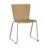 Fritz Hansen Vico Duo VM115 Stol Eg, Krom/Eg Brun