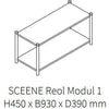 Gejst SCEENE Reol Modul 1, Sort Eg