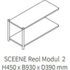 Gejst Sceene hyllmodul 2, svart ek