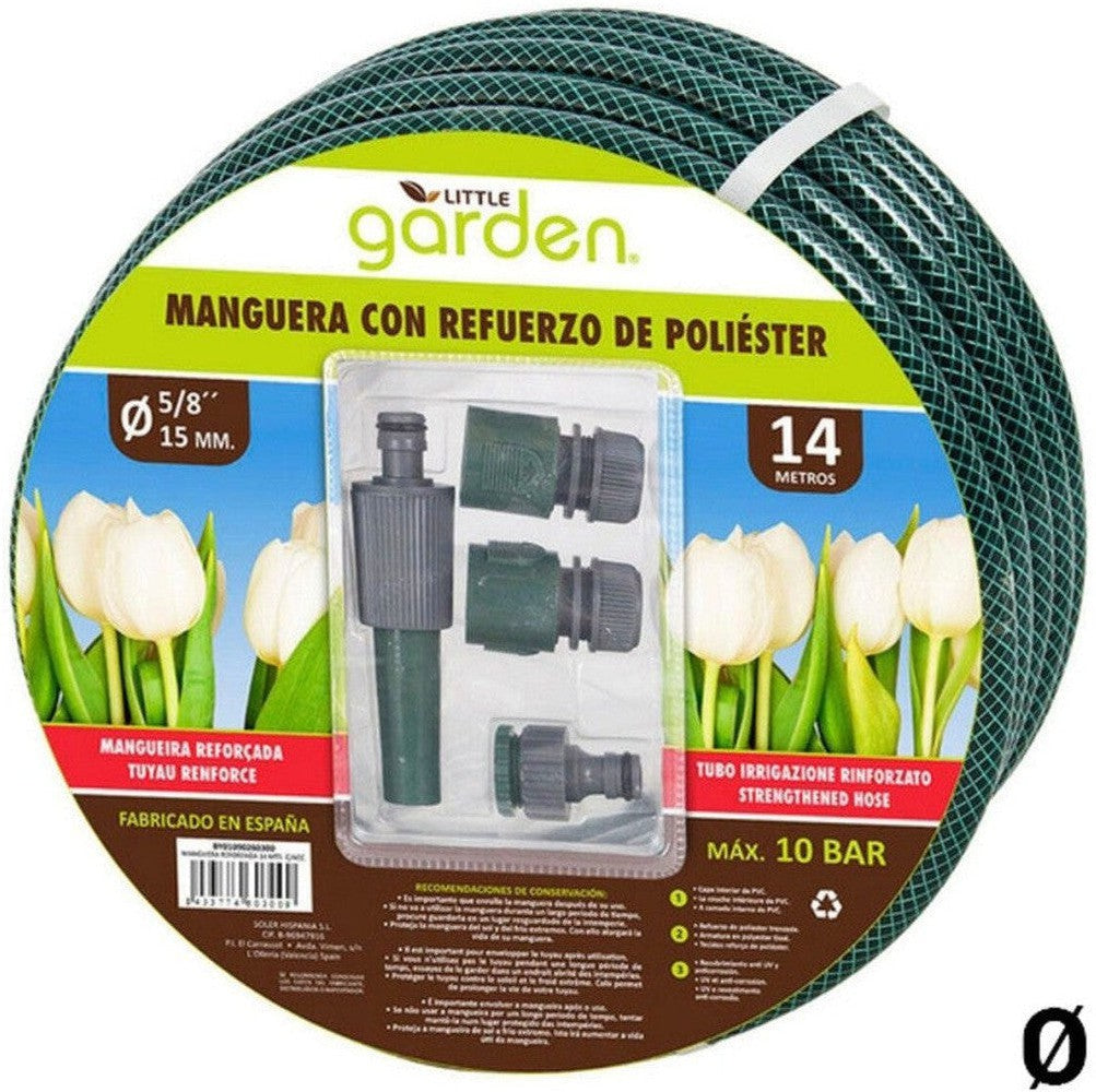 Hose with accessories kit Little Garden Reinforced