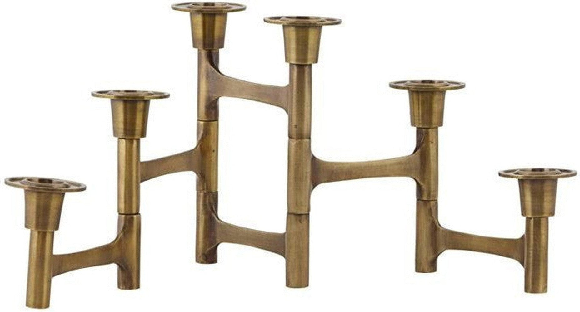 [product_category]-House Doctor Candle stand w. 6 cups, HDMove, Brass-House Doctor-5707644479630-203660148-HOU-1