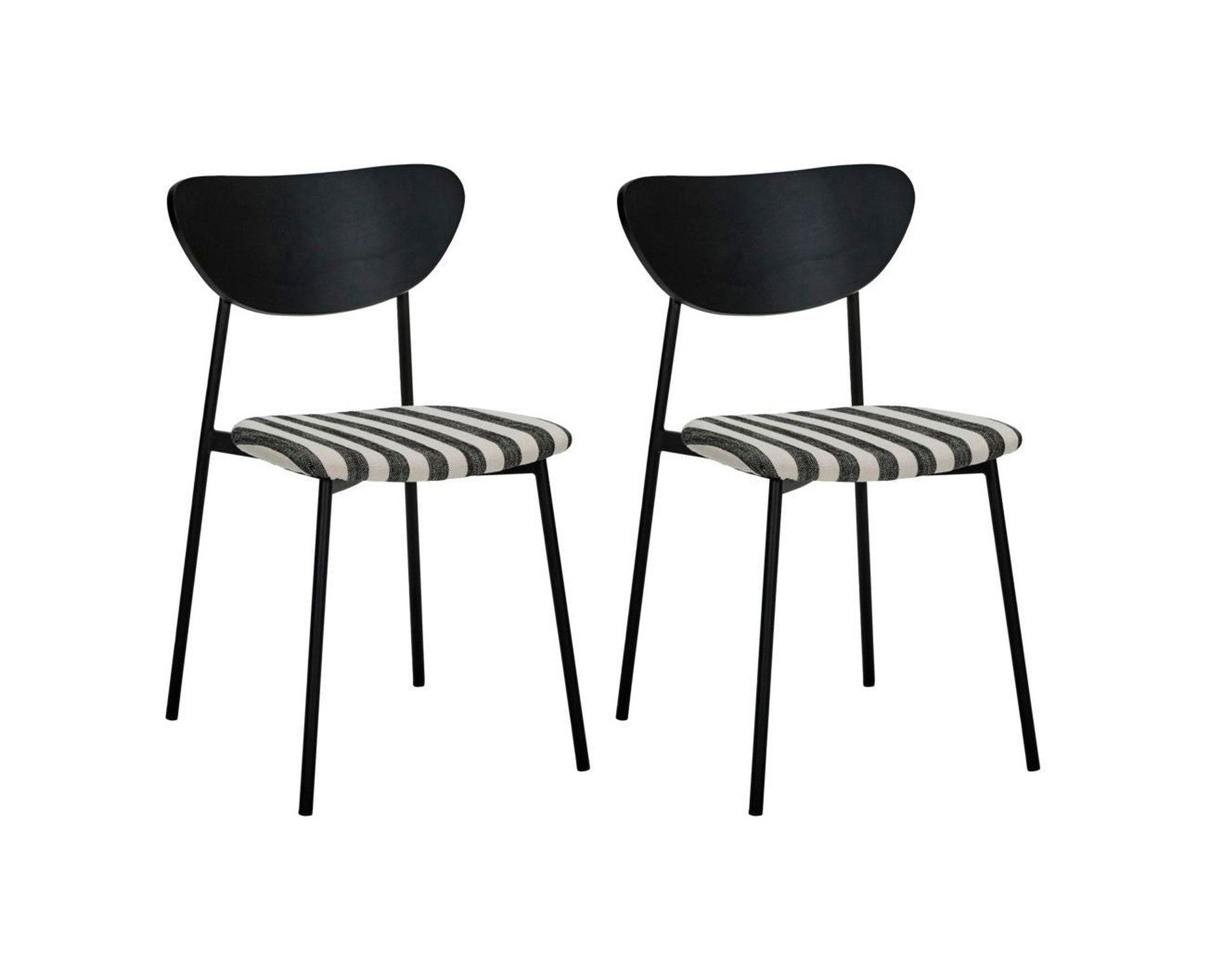 House Doctor Chairs, HDMust, Black/Off-white