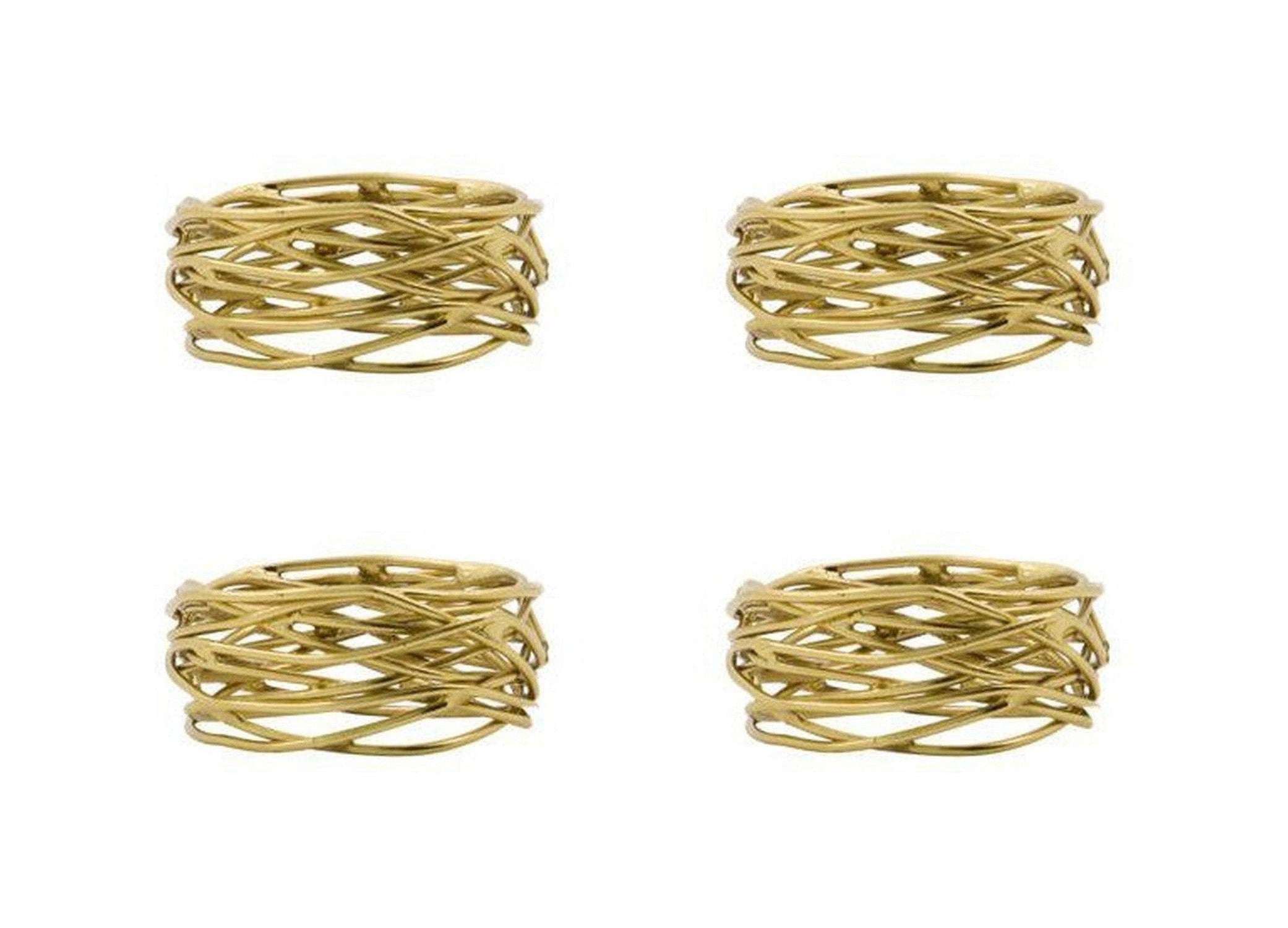 [product_category]-House Doctor Napkin rings, HDRing, Golden-House Doctor-5707644890794-203668002-HOU-1