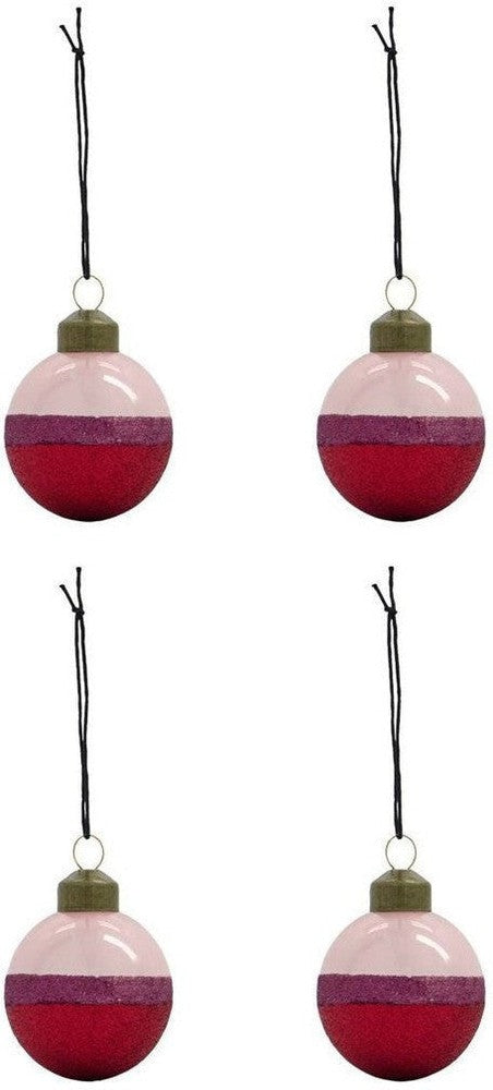 [product_category]-House Doctor Ornaments, HDStripe, Pink/Red-House Doctor-5707644894525-206861952-HOU-1