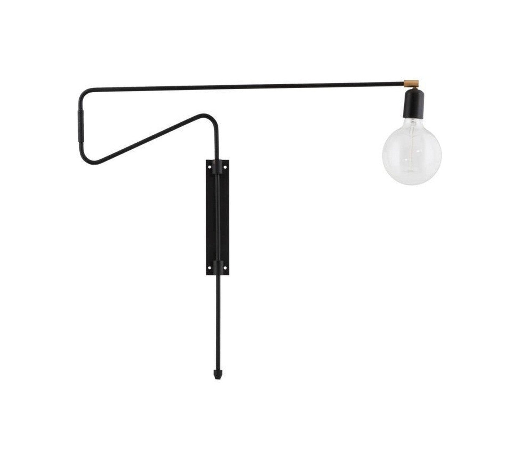 House Doctor Wall lamp, HDSwing, Black
