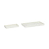 Hübsch Grand Tray Marble White Set med 2