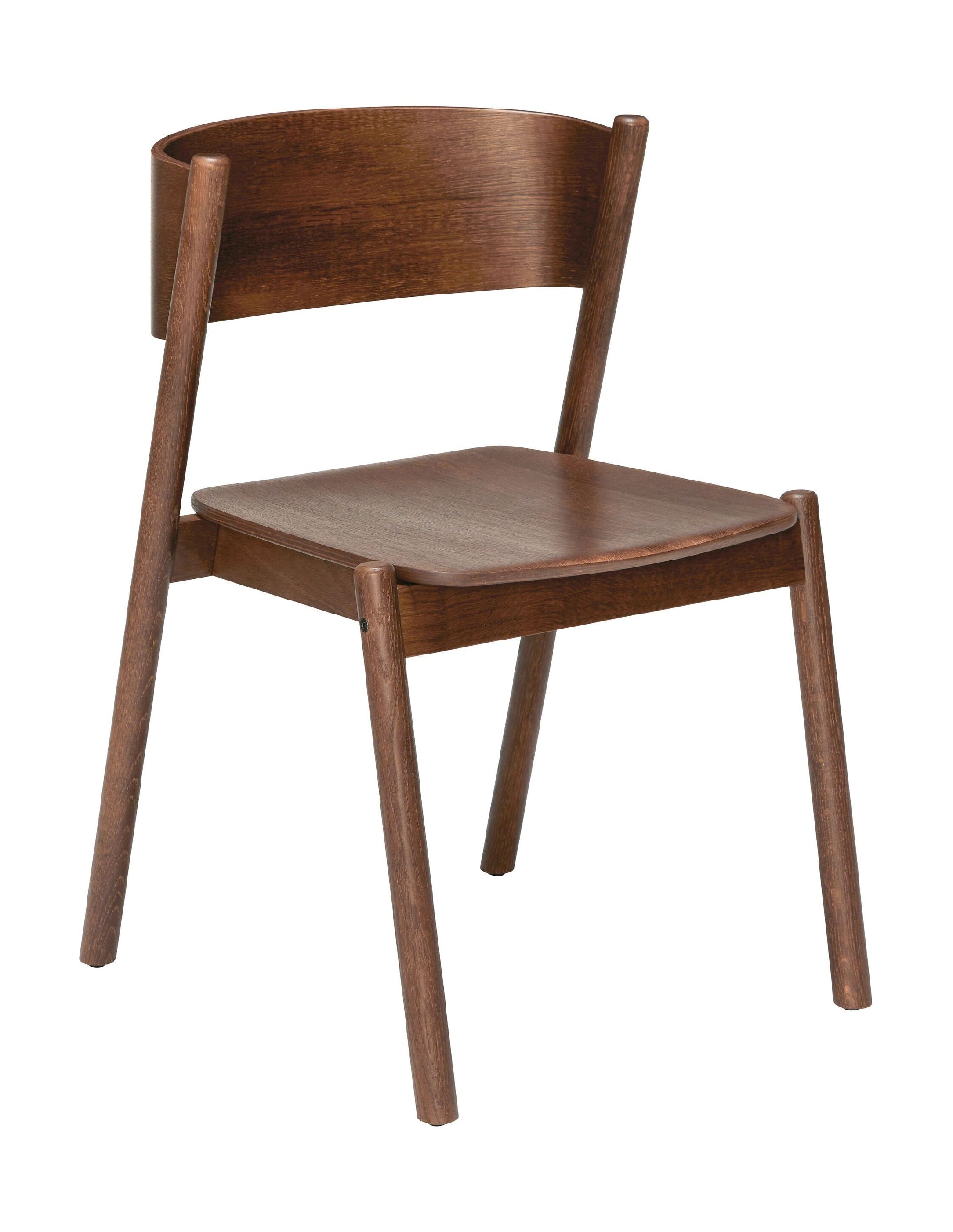 [product_category]-Hübsch Oblique Dining Chair, Dark Brown-Hübsch-5712772128305-331602-HUB-1