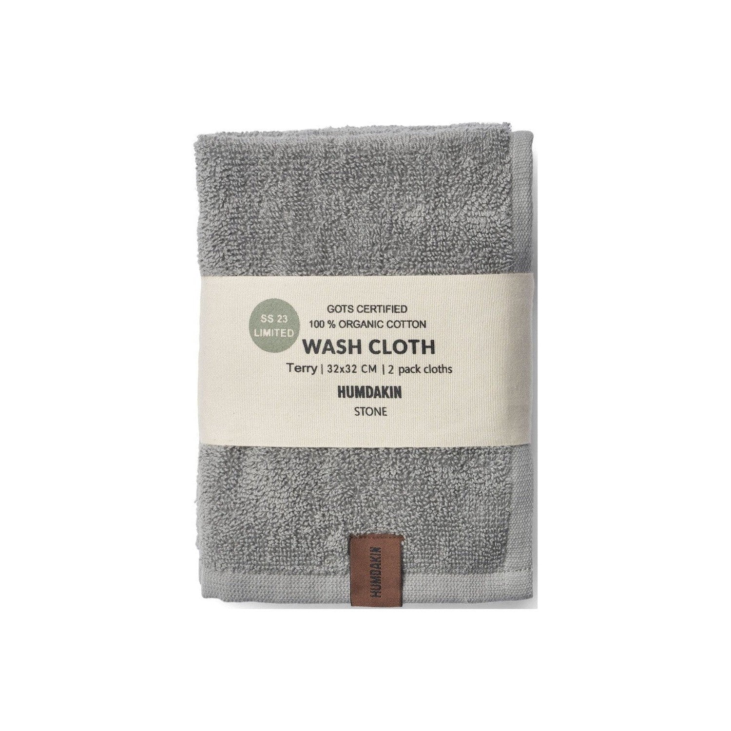 [product_category]-Humdakin Terry Washcloth, Stone-Humdakin-5713391019432-582-019-HUM-1