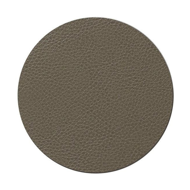 [product_category]-Lind Dna Circle Glass Coaster Serene Leather, Mo S-Lind DNA-5711590999647-991580-LIN-1