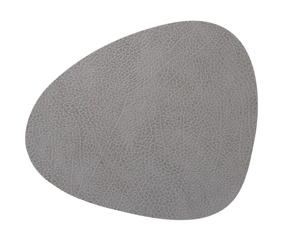 [product_category]-Lind Dna Curve Placemat Hippo Leather L, Anthracite Grey-Lind DNA-5711590993614-98869-LIN-1