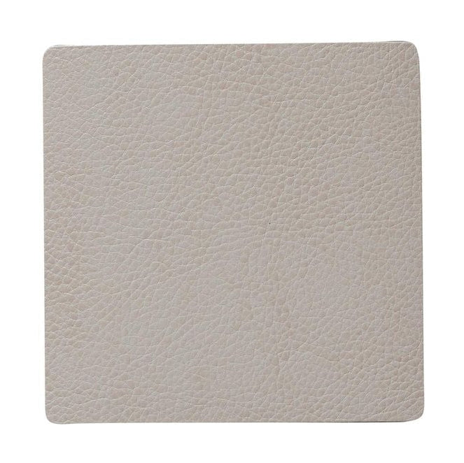 [product_category]-Lind Dna Square Glass Coaster Serene Leather, Cream-Lind DNA-5711590996899-991513-LIN-1