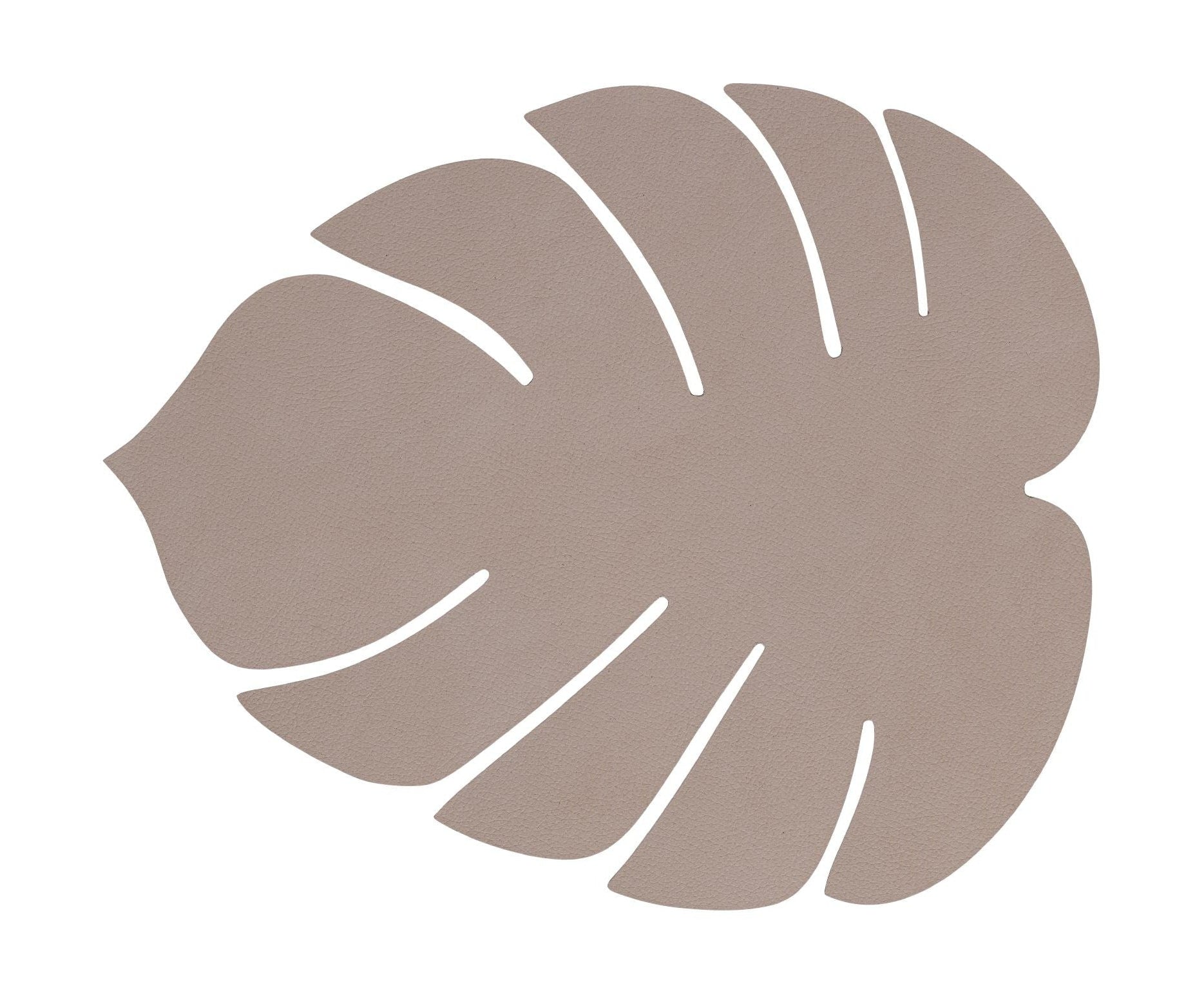 [product_category]-Lind Dna Table Mat Monstera Leaf S, Clay Brown-Lind DNA-5740020103026-991796-LIN-1