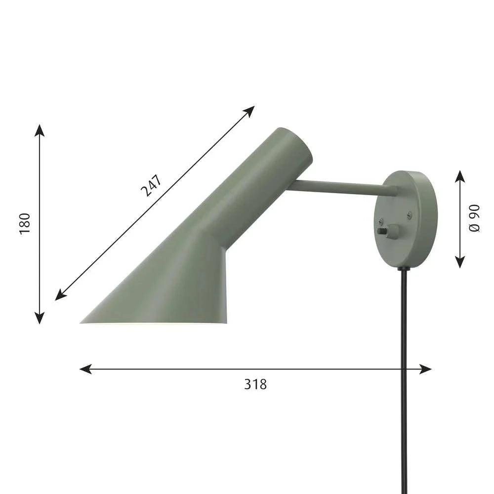 [product_category]-Louis Poulsen Aj Wall Lamp V3, Pale Petroleum-Louis Poulsen-5714693731701-5743150539-LOU-2