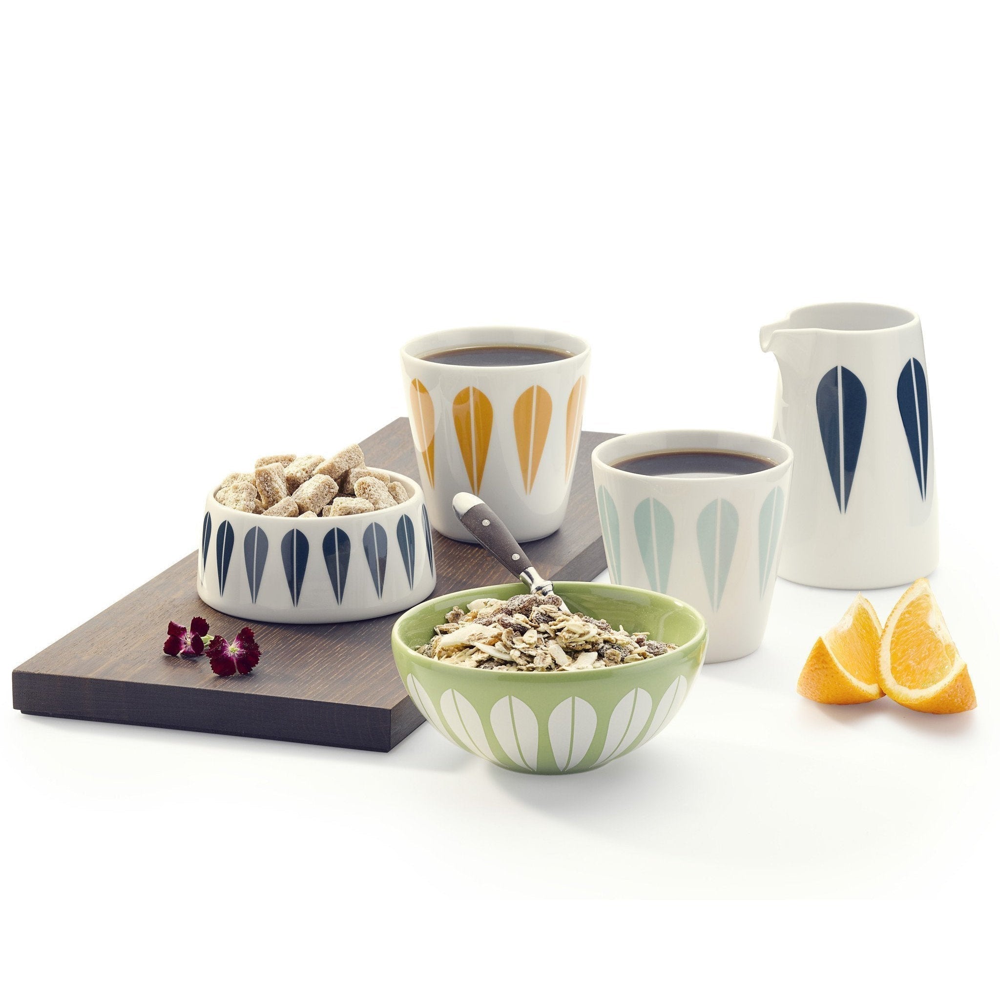 [product_category]-Lucie Kaas Arne Clausen Sugar Bowl, Mint Green-Lucie Kaas-5711542010376-AC03MG03-LUC-4