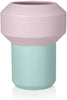 Lucie Kaas Fumario Vase Pink/Mint, 20,5 cm