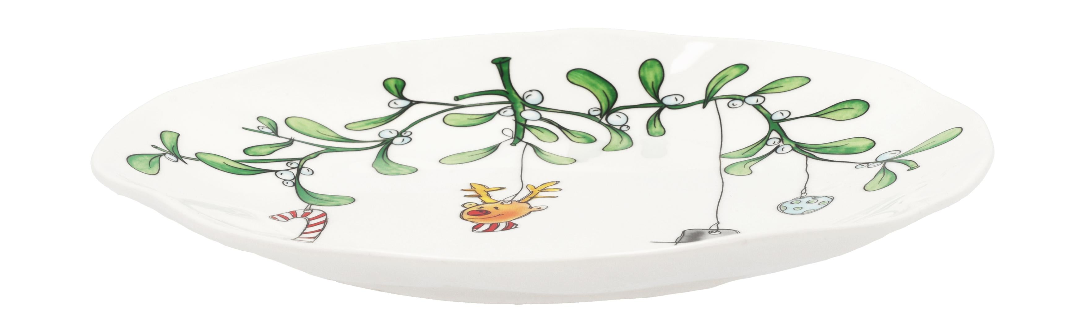 Medusa-Copenhagen Jingle Bell Plate White, Ø21 cm