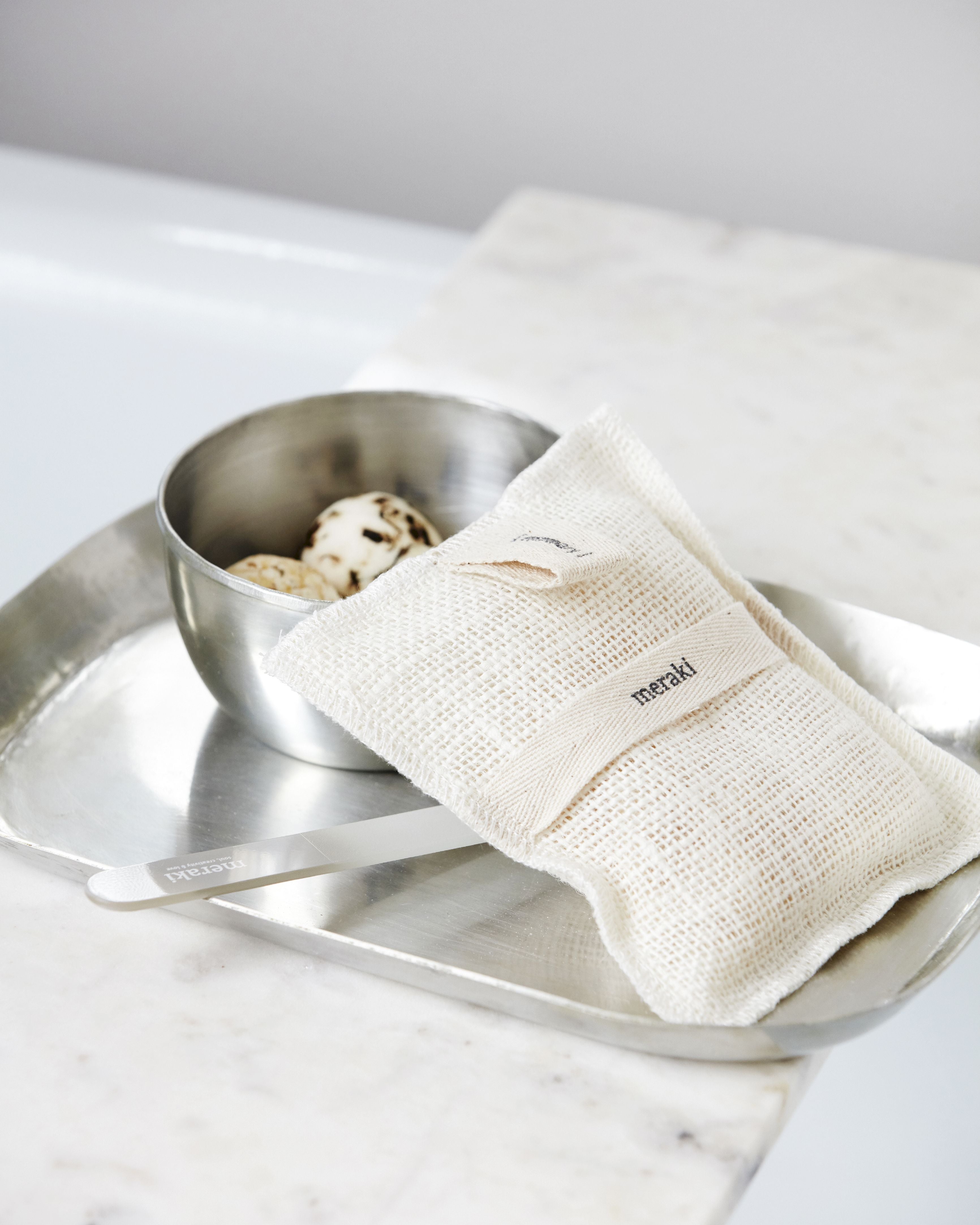 Meraki Bath Mitt 140 g, Rosemary