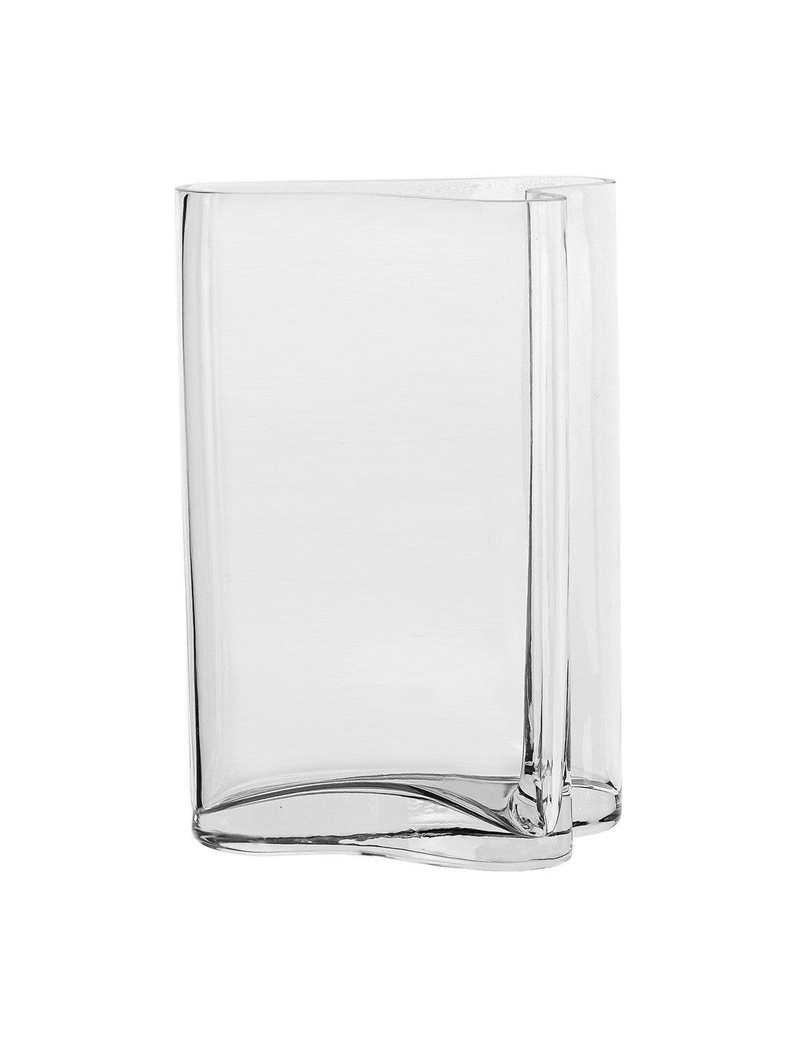 Modern design tall glass vase inspired by CORAL + Aalto, COR30CL