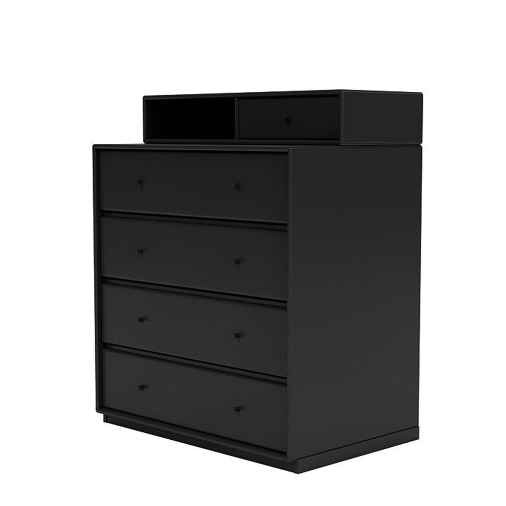 Montana Keep Bre of Drawers med 3 cm piedestal, svart