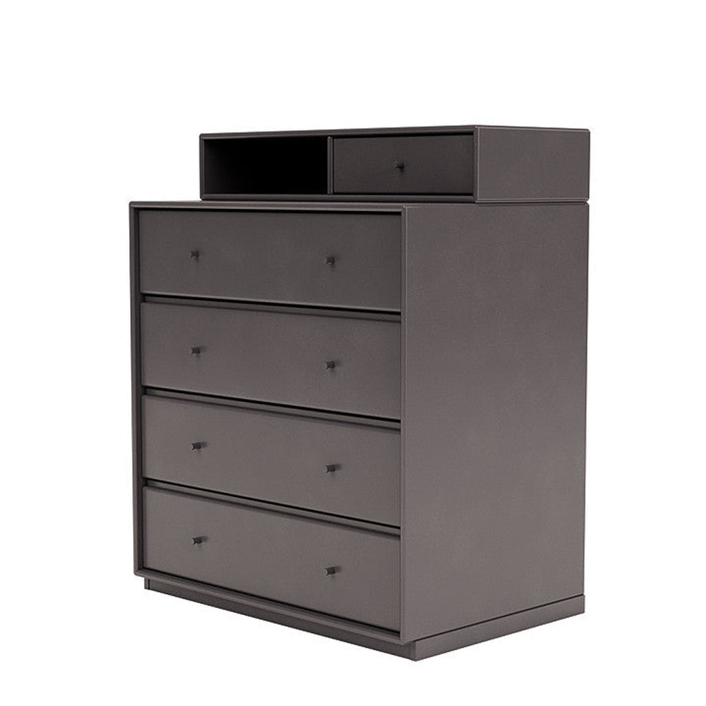 Montana Keep Bre of Drawers med 3 cm piedestal, kaffebrun