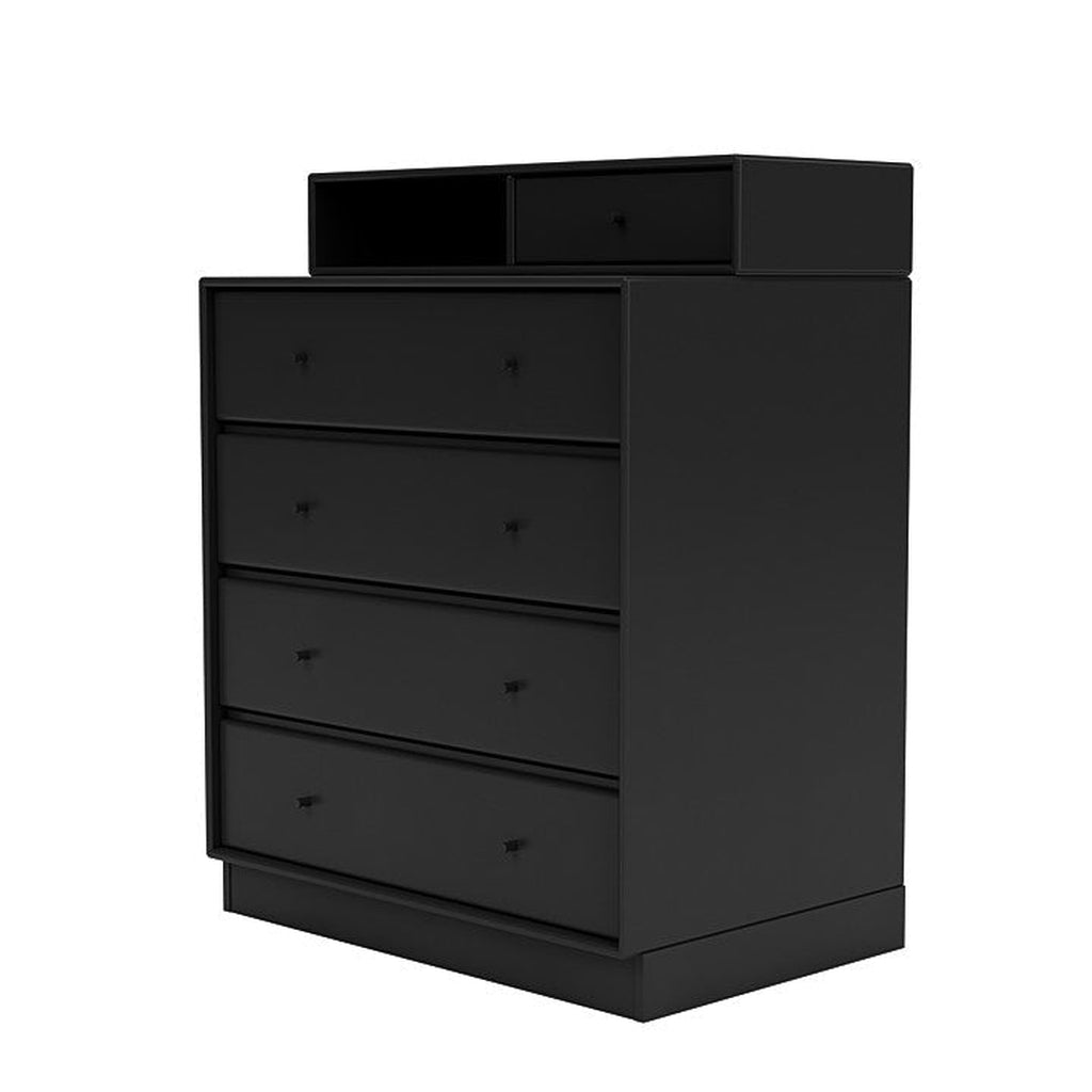 Montana Keep Bre of Drawers med 7 cm sockel, svart