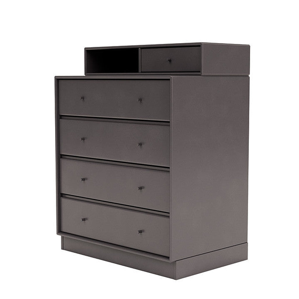 Montana Keep Bre of Drawers med 7 cm piedestal, kaffebrun