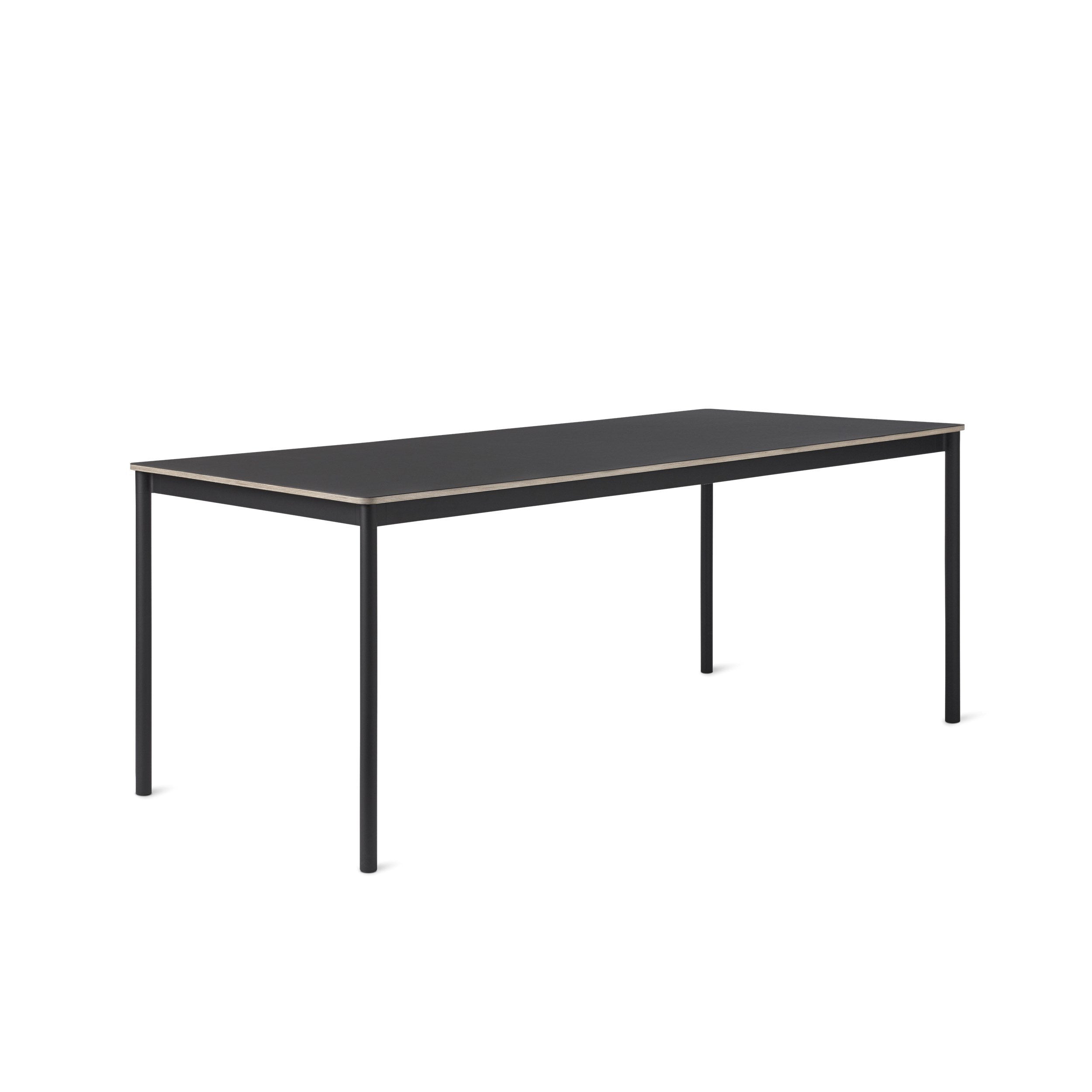 [product_category]-Muuto Base Table 140 X80 Cm, Black-Muuto-63990-MUU-1