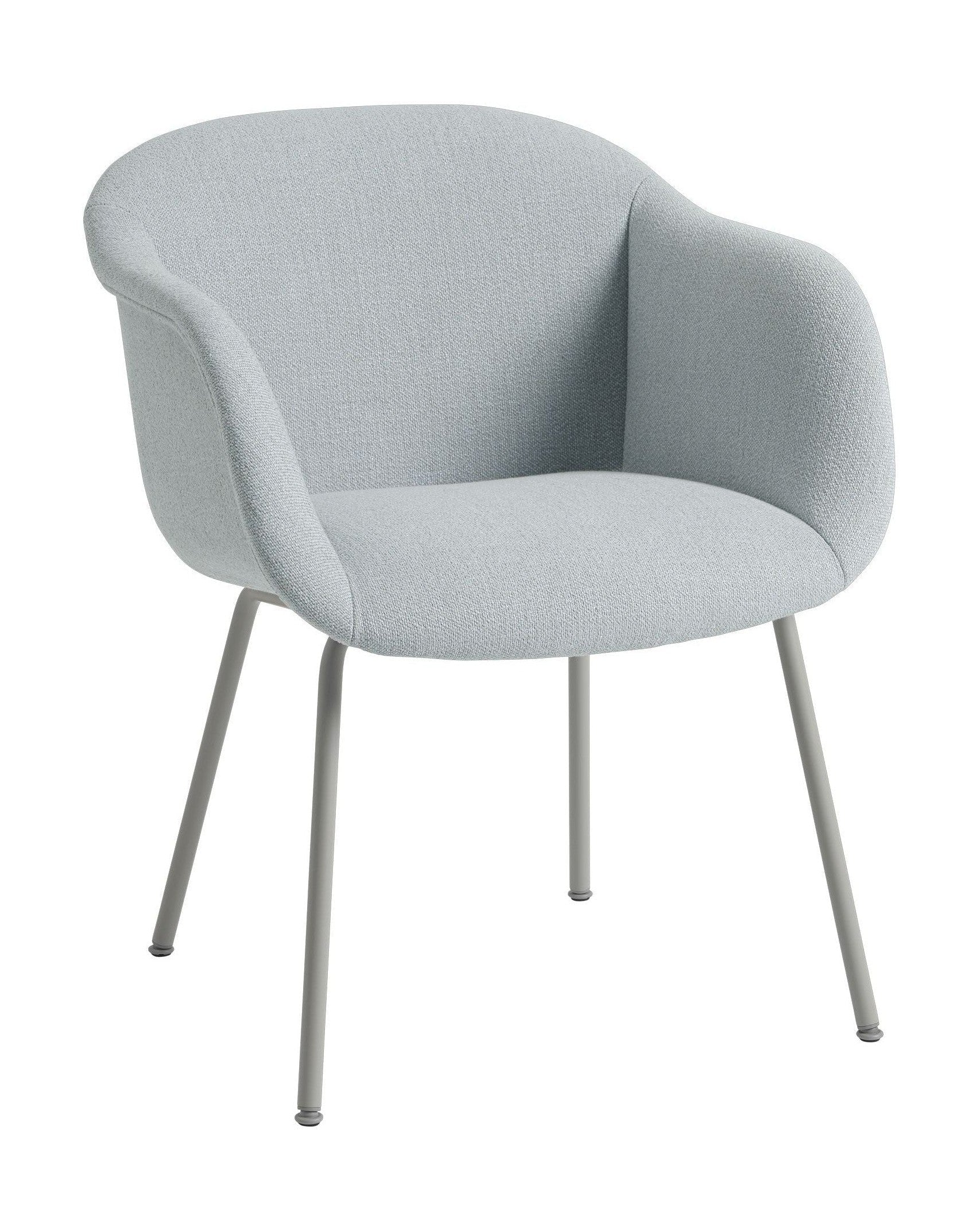 [product_category]-Muuto Fiber Soft Armchair Tube Base, Ecriture 710/Grey-Muuto-76622-MUU-1