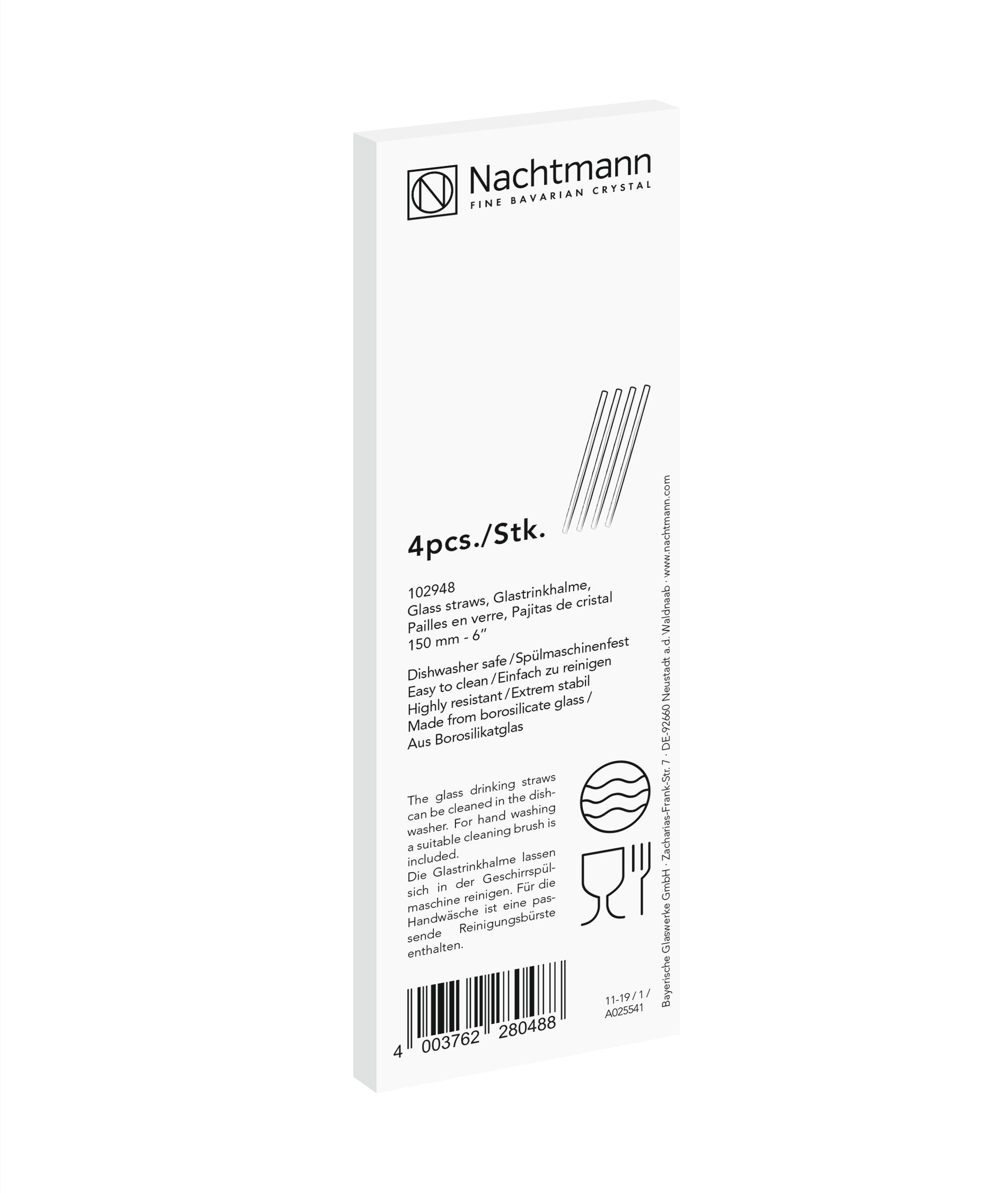 [product_category]-Nachtmann Tastes Good Glass Drinking Straws 15 Cm, Set Of 4-Nachtmann-4003762280488-102948-NAC-2