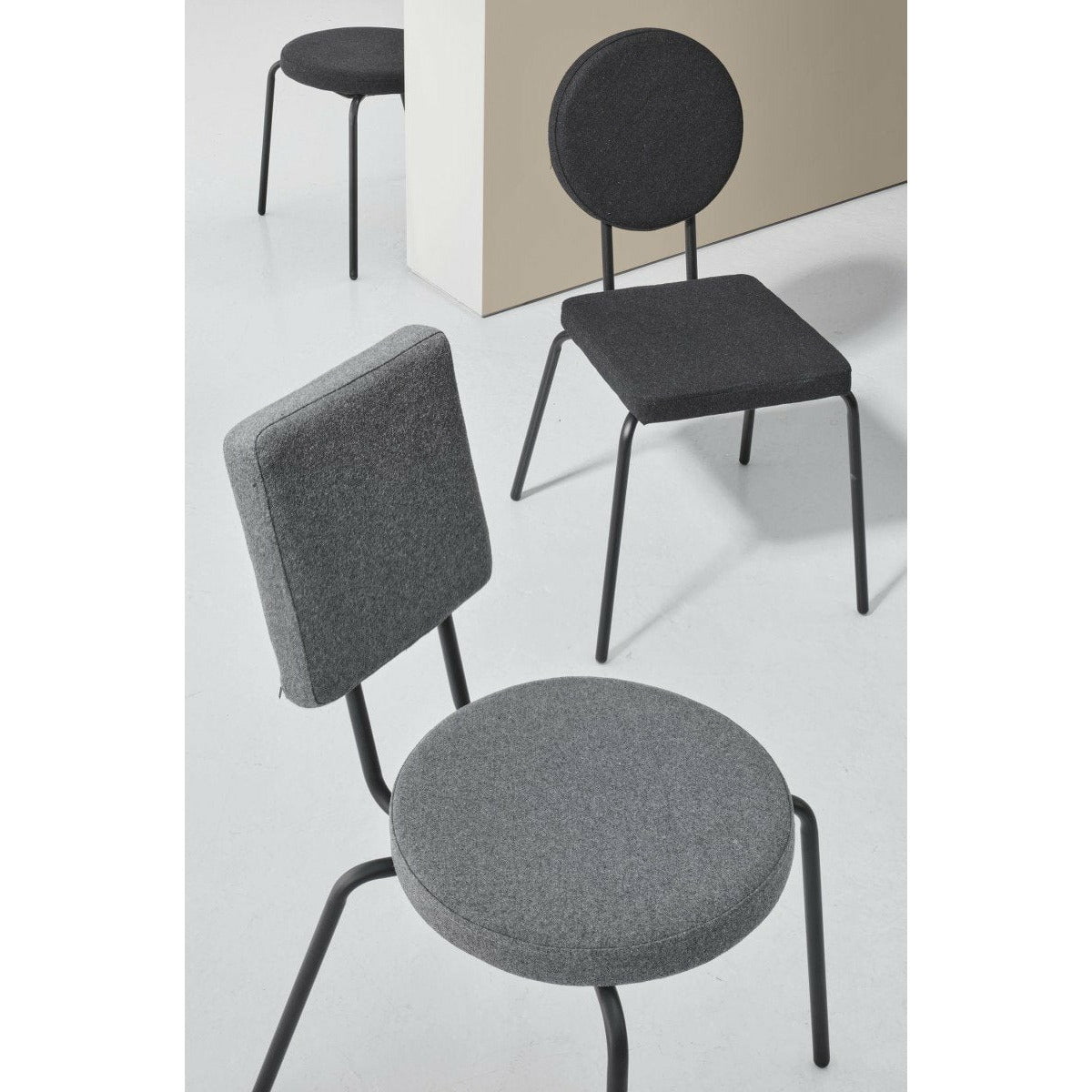 [product_category]-Puik Option Chair Seat Square / Backrest Round, Black-Puik-8719325175004-OCSR-10056-PUI-3