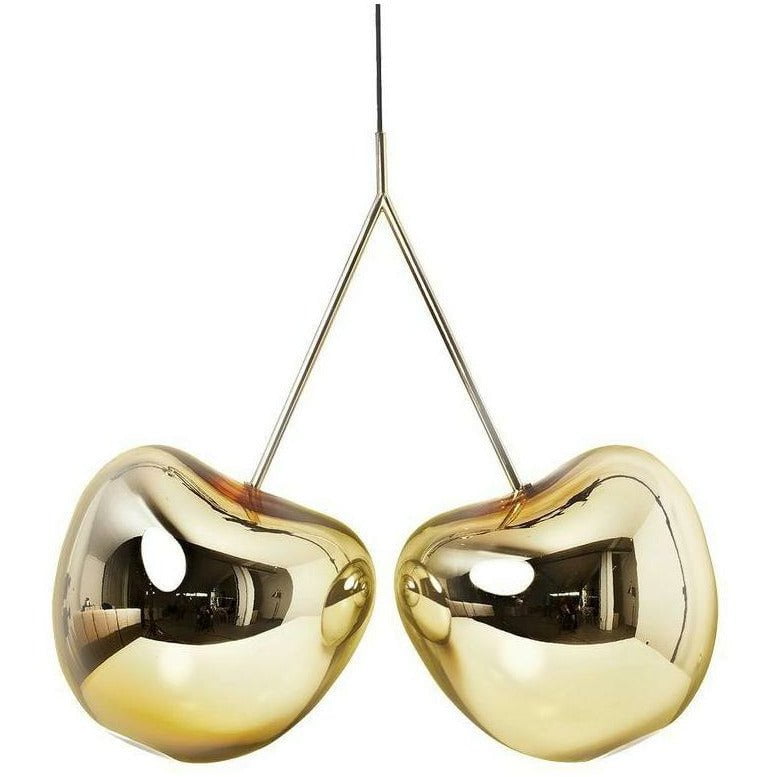 [product_category]-Qeeboo Cherry Suspension Lamp Metal Finish By Nika Zupanc, Gold-Qeeboo-8052049050760-20001GO-QEE-1