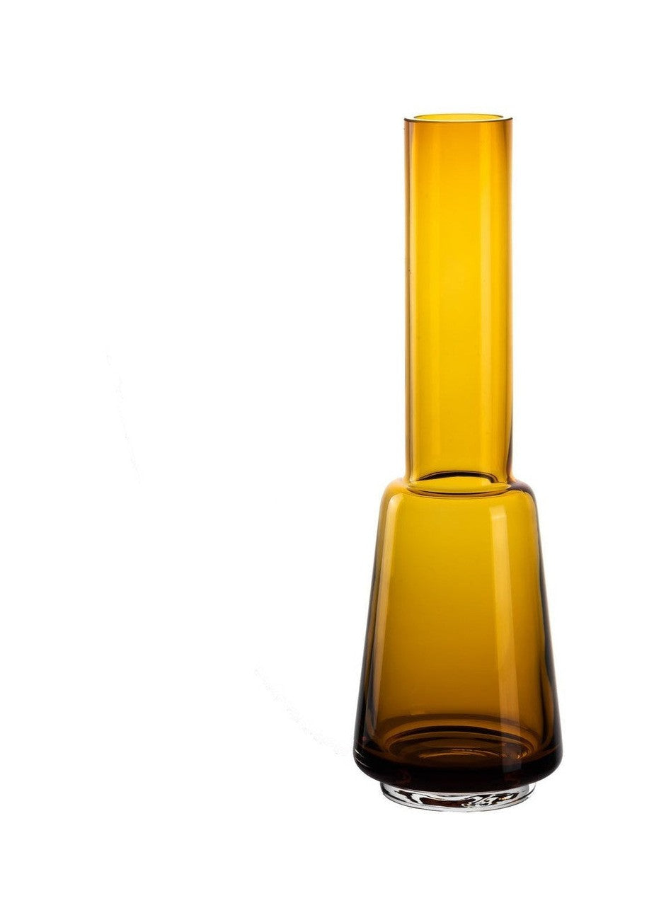 Retro style large modern classy design vase, amber color, TYLER14AM