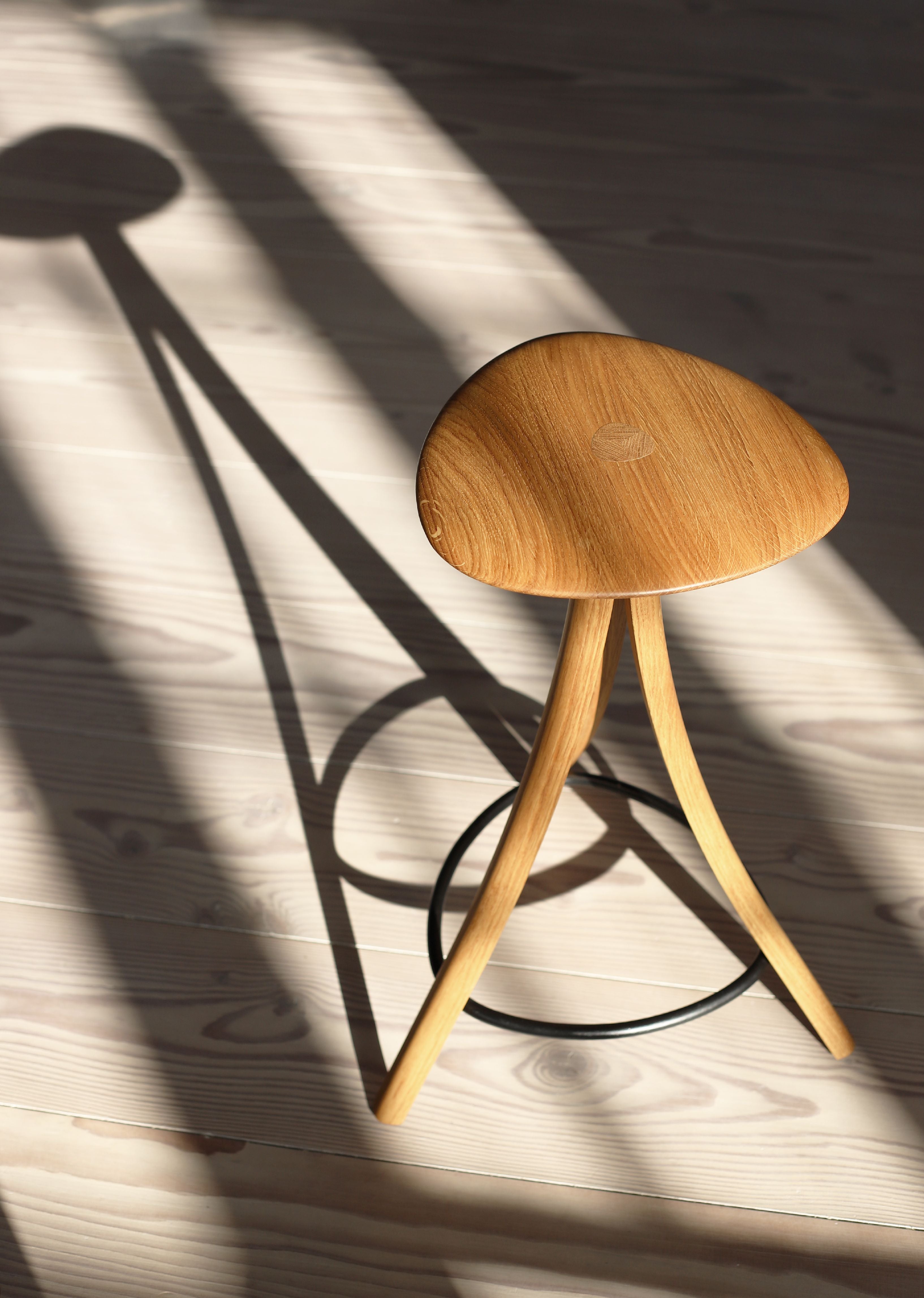 [product_category]-Ro Collection Clover Stool, Oak/Oil-Ro Collection-5712129038233-CLO-S-OO-999-ROC-8