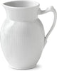 Royal Copenhagen White Rifled Pitcher, 38cl