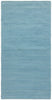 Rug Solid Cotton Tæppe Eternity Blue, 75 x 200 cm