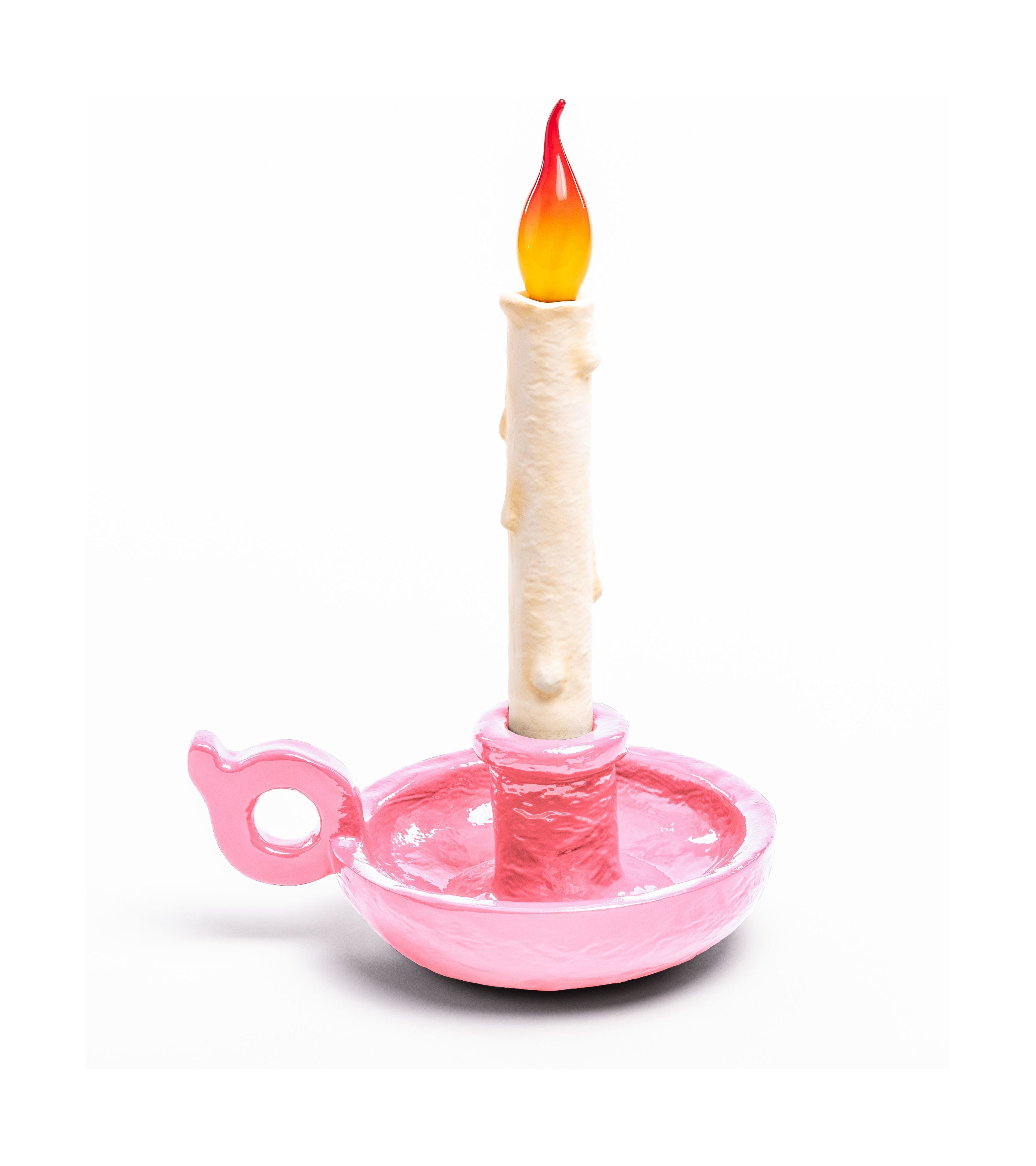 [product_category]-Seletti Bugia Rechargeable Led Lamp, Pink-Seletti-8008215131160-13116-SEL-1