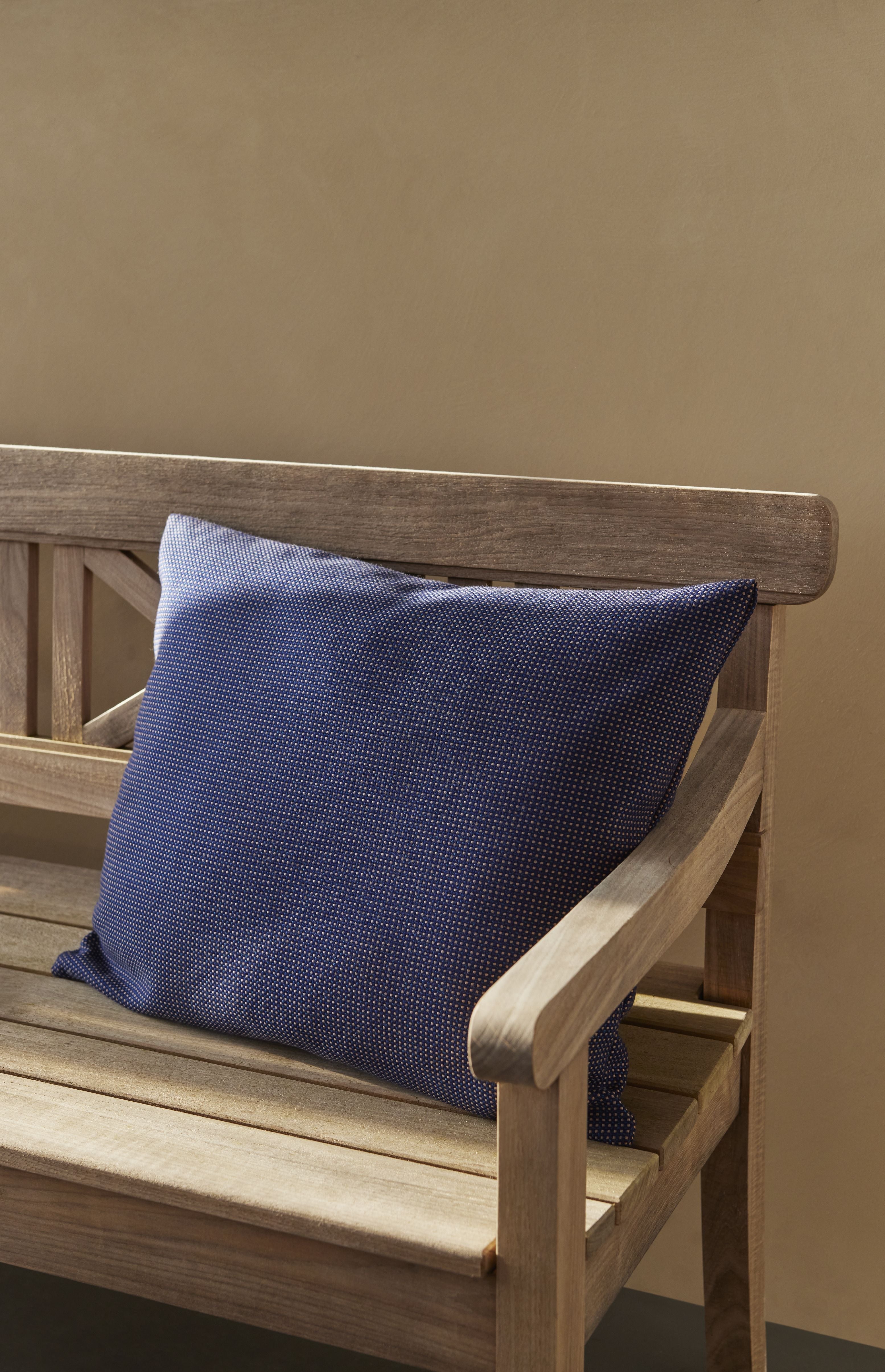 [product_category]-Skagerak Barriere Pillow 60x50 Cm, Dark Blue/Sand Checker-Skagerak-5706420118091-1961252-SKA-5