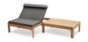 Skagerak Riviera Hynde til Loungestol, Charcoal