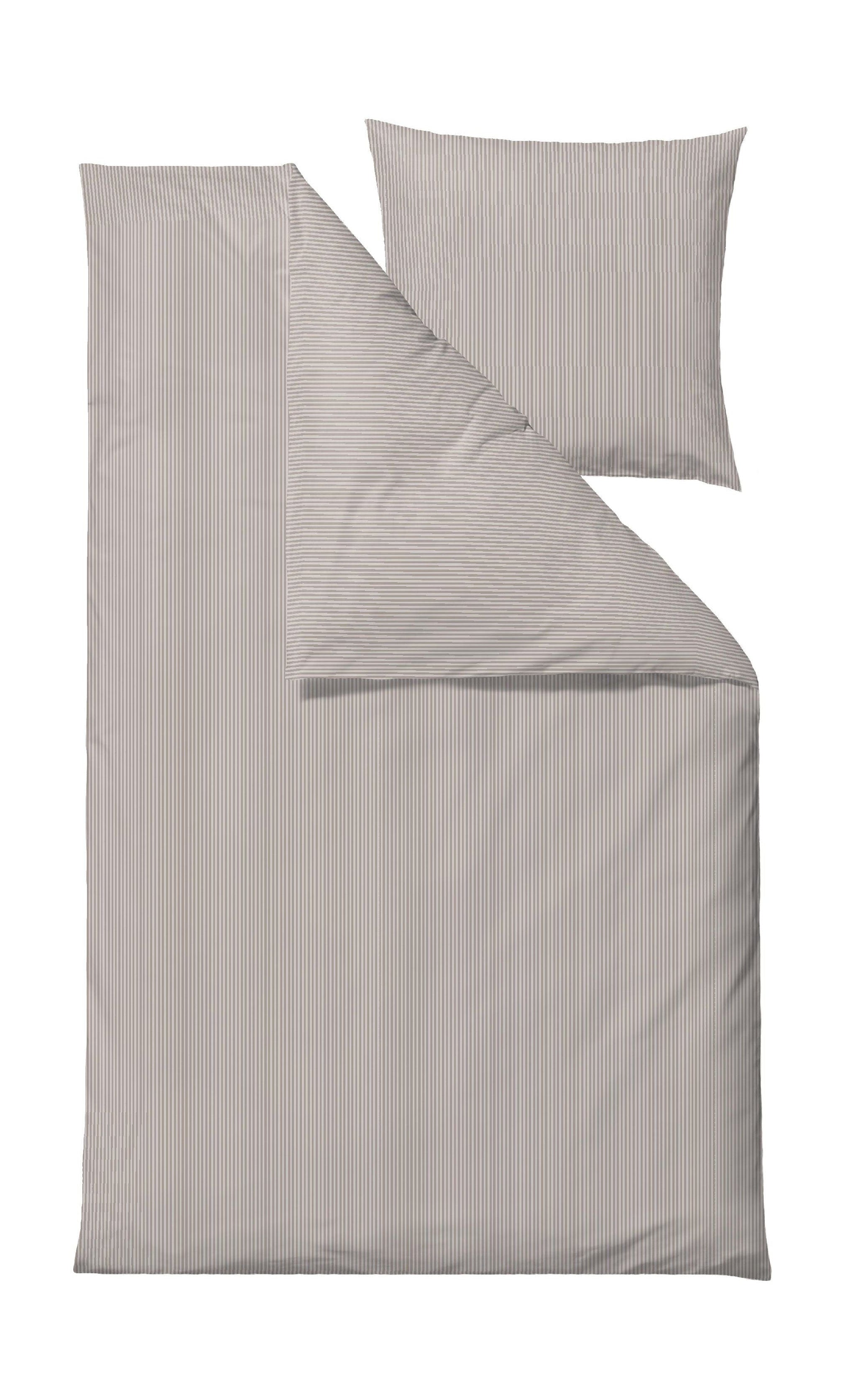 [product_category]-Södahl Classic Stripe Bed Linen 140x220 Cm, Taupe-Södahl-5722000271994-27199-SOD-1