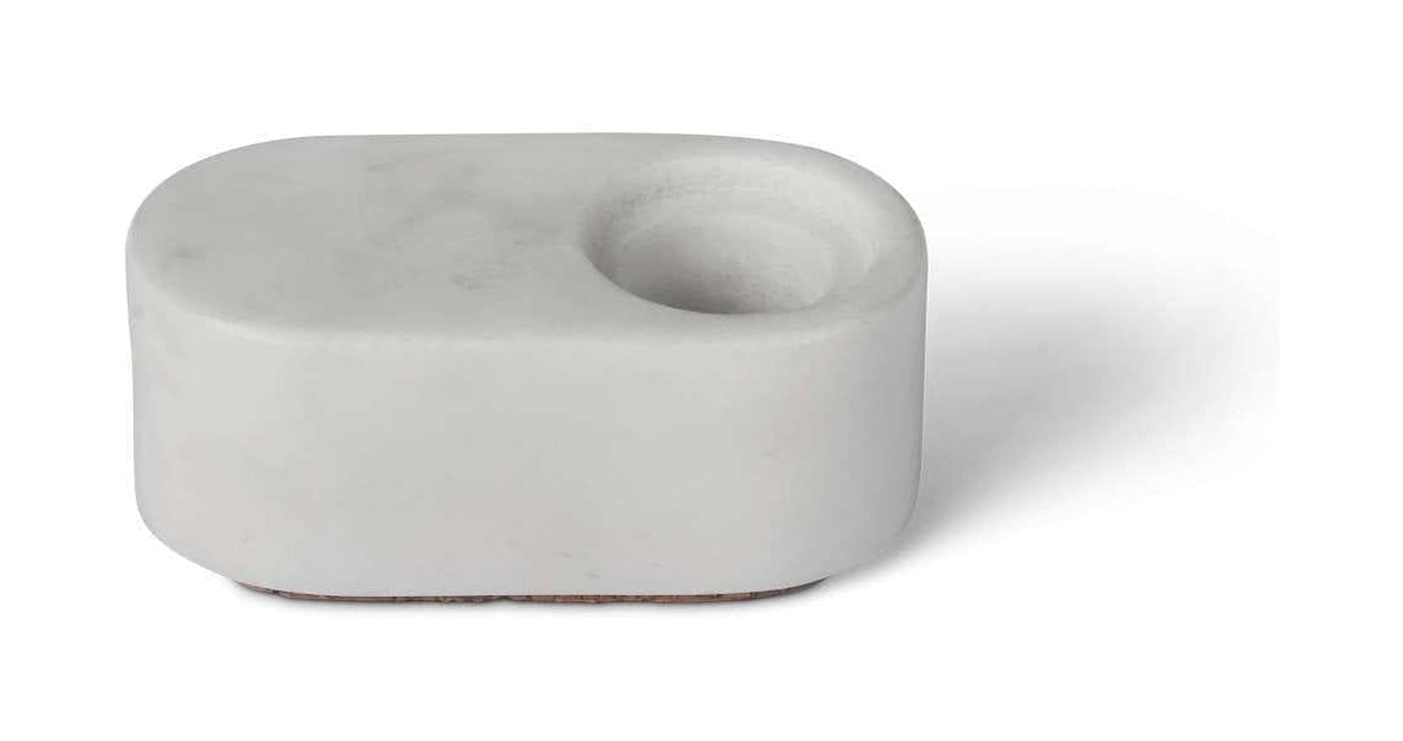 [product_category]-Spring Copenhagen Ovaali Candle Holder, White-Spring Copenhagen-5713487064667-7047-SPR-1